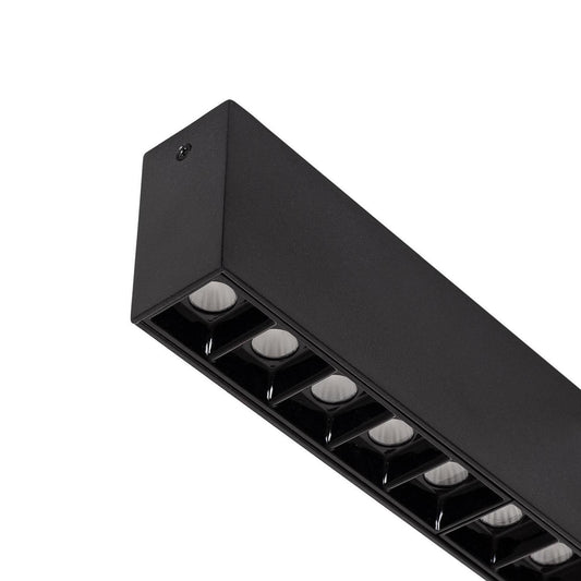 Spot LED Linéaire Optic 24W 400mm IP20 Noir