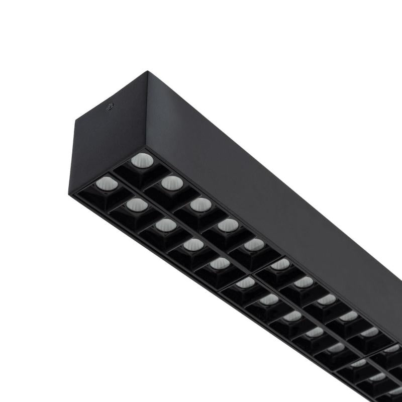 Spot Linéaire LED Optic 400mm 48W IP20 Noir