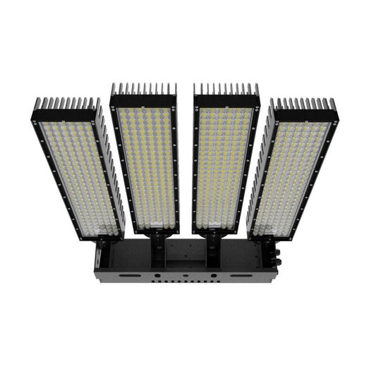 Projecteur LED Extérieur 1200W IP66 IK10 Dimmable, Luminosité 180000lm, Durabilité 120000h