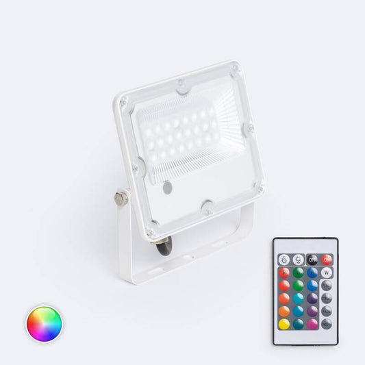 Projecteur LED RGB 20W IP65 Extérieur avec Télécommande