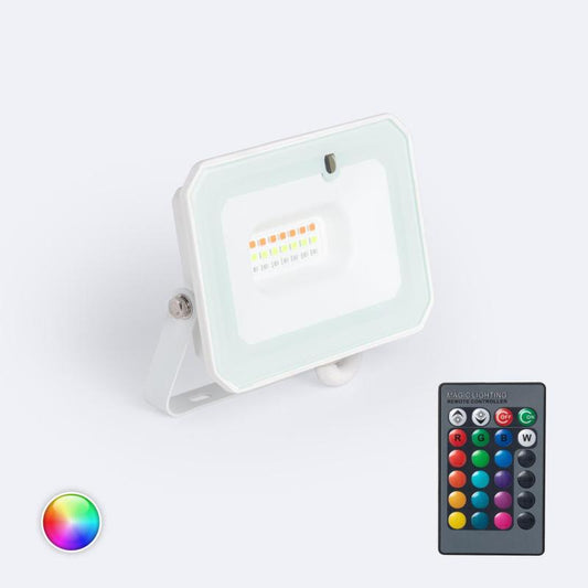 Projecteur LED Extérieur 20W IP65 RGBW avec Télécommande