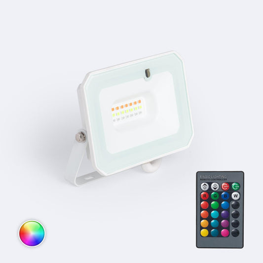 Projecteur LED Extérieur 20W IP65 RGBW avec Télécommande