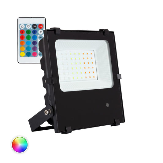 RGB LED Flutlicht 30W 4050lm IP65 Dimmbar Outdoor