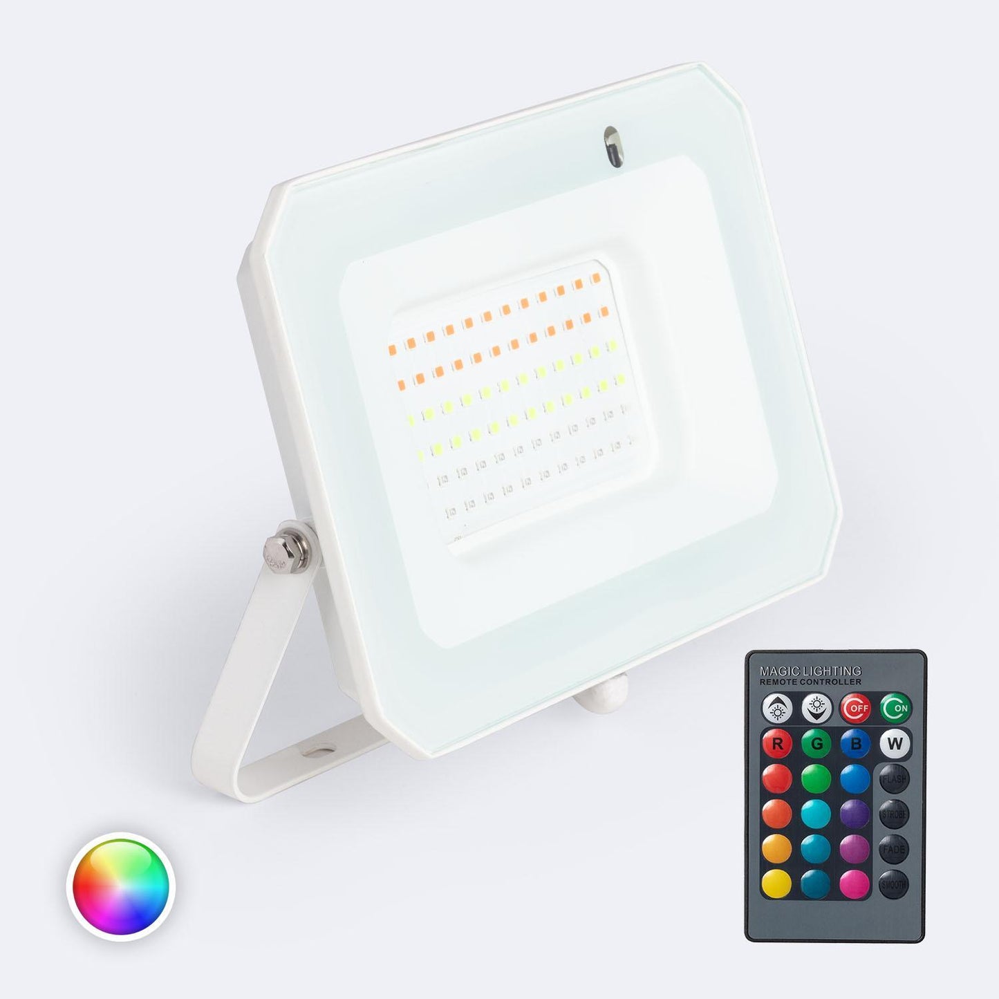 Projecteur LED Extérieur 50W IP65 RGBW avec Télécommande