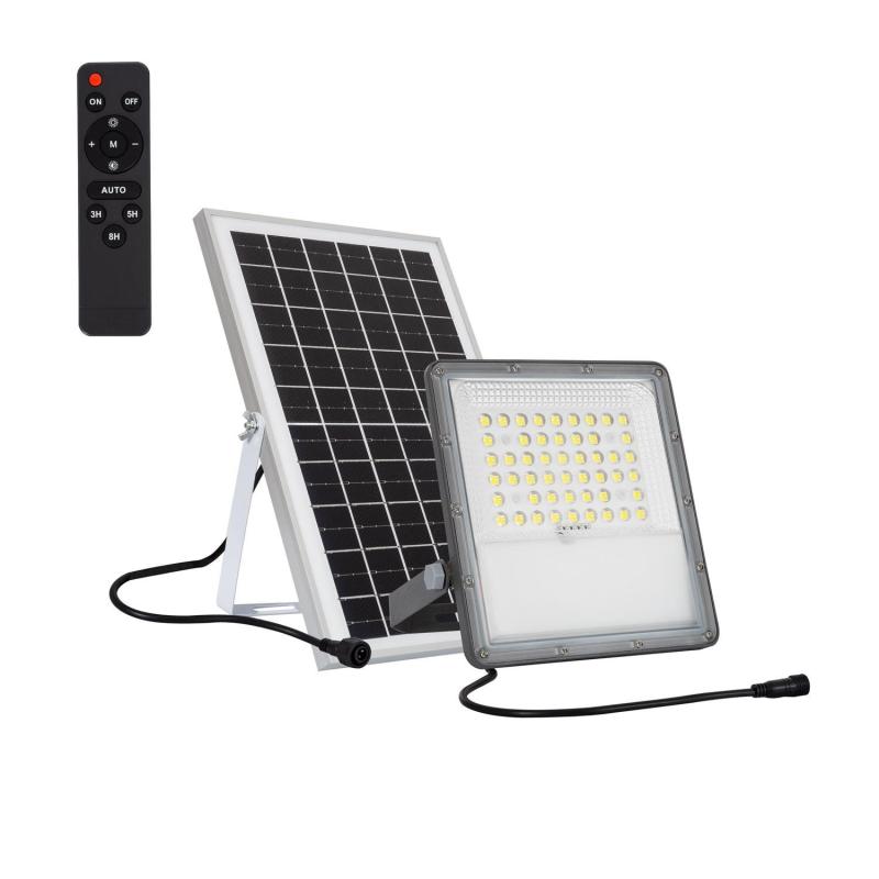 10W 1000lm IP65 Solar-LED-Flutlicht mit Dämmerungssensor und Fernbedienung