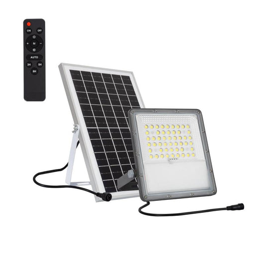 10W 1000lm IP65 Solar-LED-Flutlicht mit Dämmerungssensor und Fernbedienung