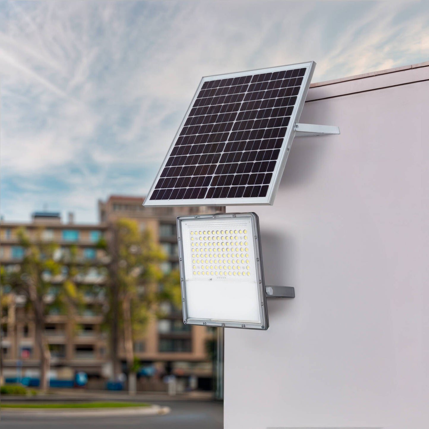 20W IP65 2000lm Solar-LED-Flutlicht mit Fernbedienung