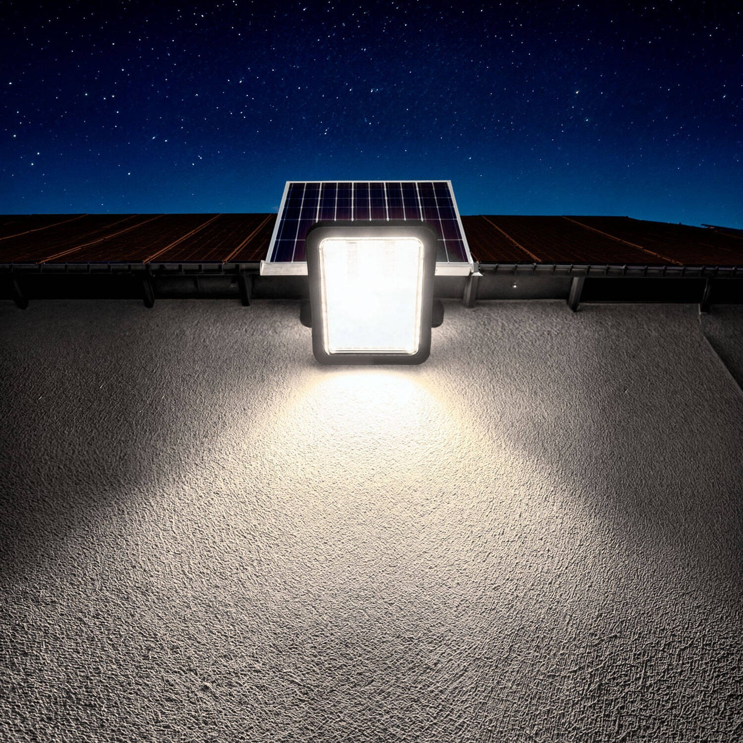 Projecteur Solaire Extérieur LED 10W 1200 lm IP65 Dimmable avec Télécommande
