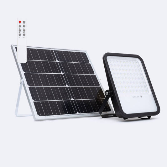 Projecteur LED Solaire Extérieur 25W 3300 lm IP65 Dimmable avec Télécommande