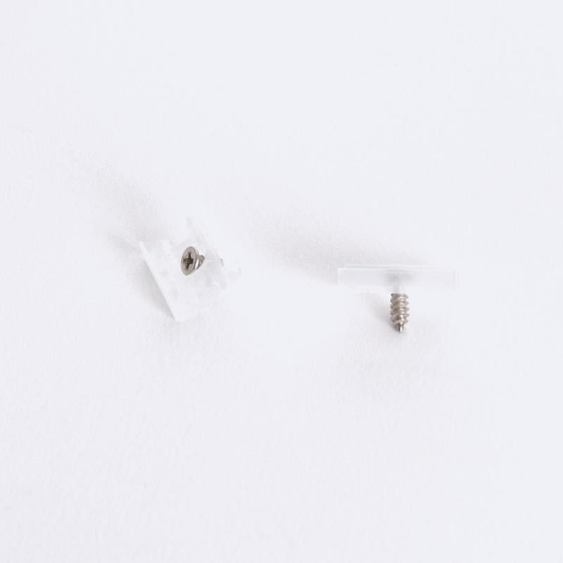 Clip de Fixation pour Ruban LED 10mm, Nylon, Pack de 20
