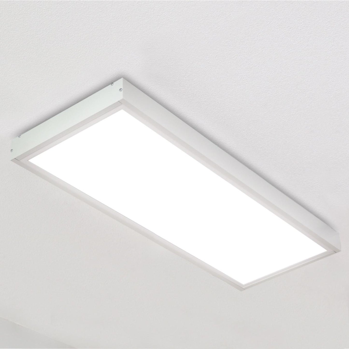 Kit en Saillie pour Panneaux LED 120x30cm, Installation Facile, Aluminium