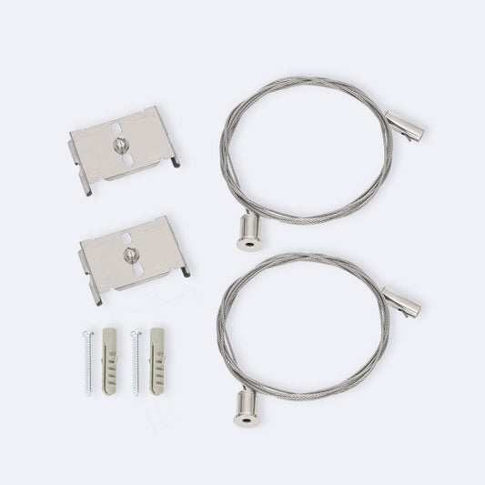 Kit de Suspension pour Barre Linéaire LED, IP20, Aluminium, Usage Intérieur