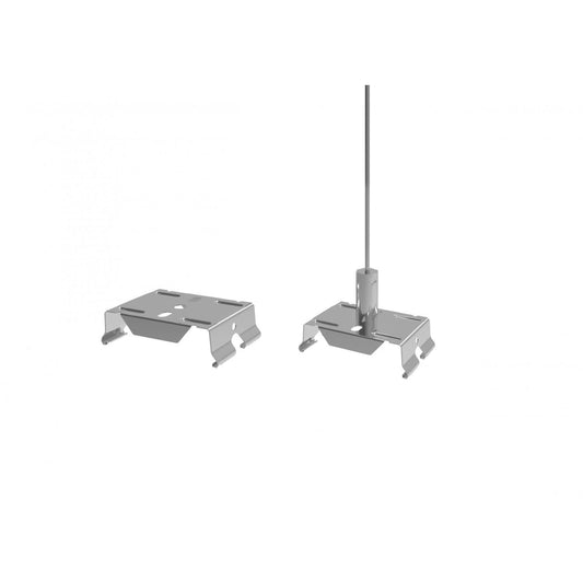 Kit de Suspension Barre Linéaire LED Trunking, IP20, Installation Suspension, Argent