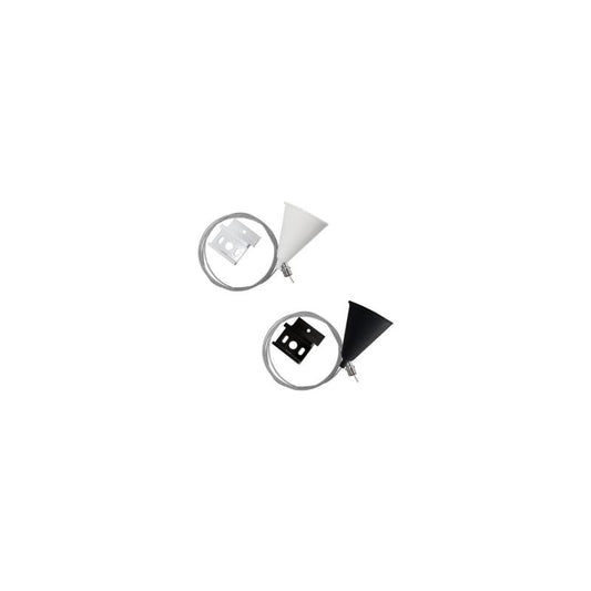 Kit de Suspension pour Rail Monophasé UltraPower, Noir, Installation Facile
