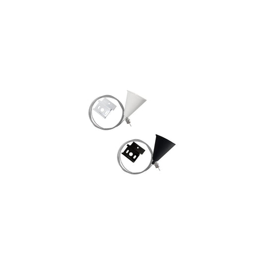 Kit de Suspension pour Rail Monophasé UltraPower, Noir, Installation Facile