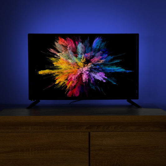 Ruban LED RGB 2m USB pour Téléviseur, 5V DC, 30LED/m, IP65, Extérieur