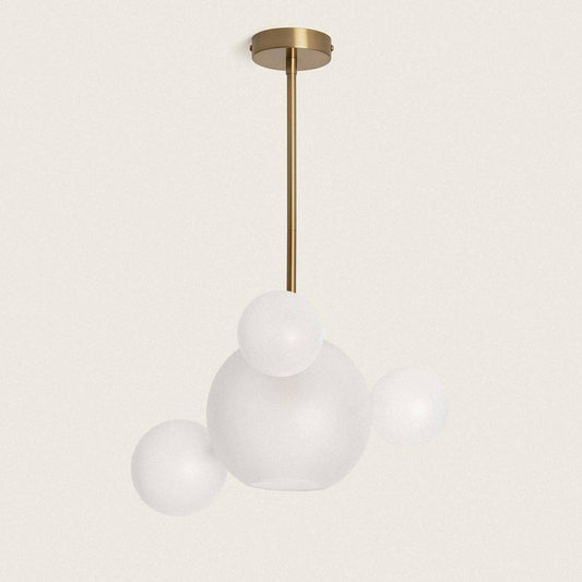 Suspension LED E27 en Métal et Verre, IP20, 20W, Intérieur