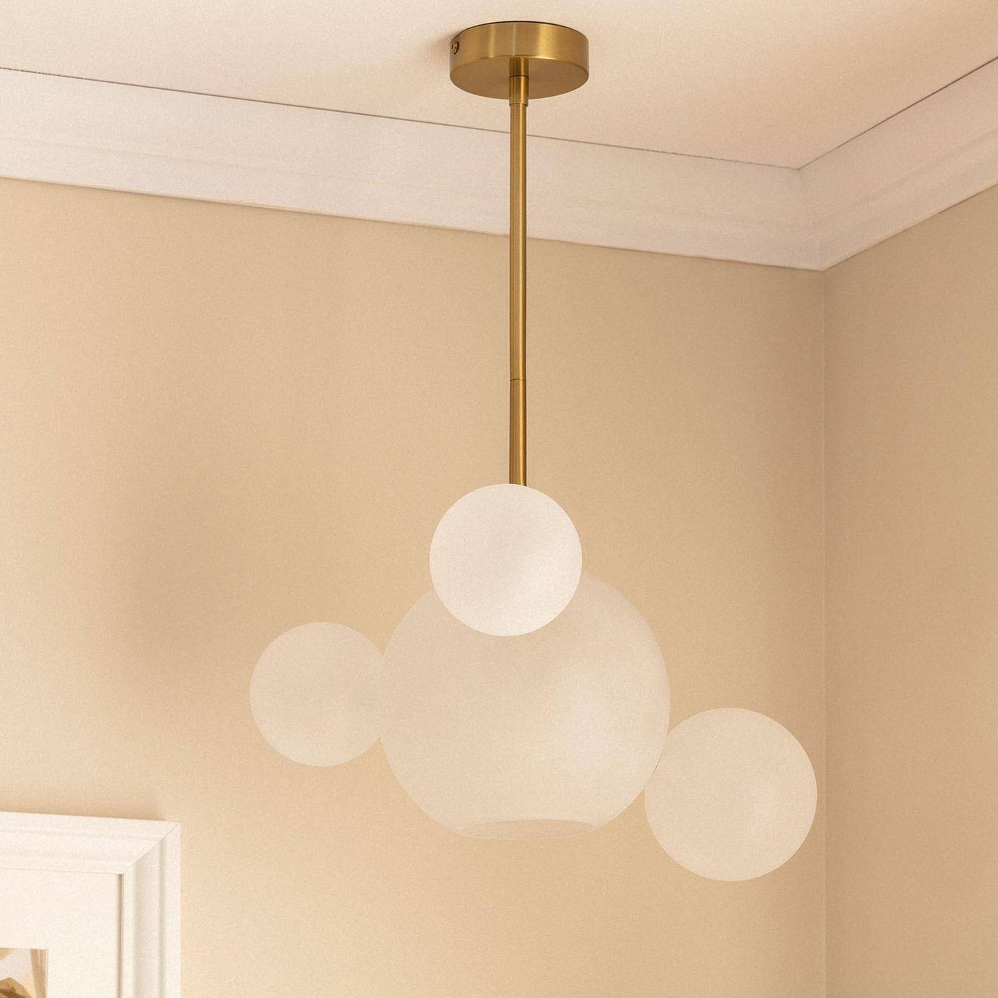 Suspension LED E27 en Métal et Verre, IP20, 20W, Intérieur