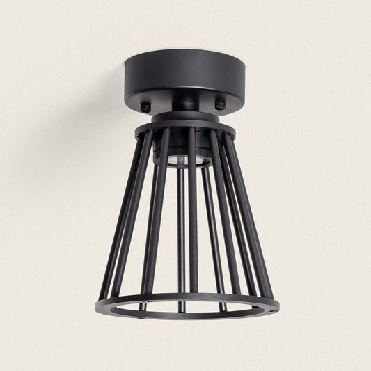 Plafonnier LED Extérieur 6W IP65 Aluminium Noir