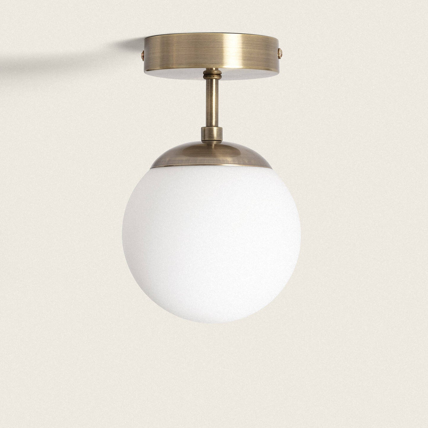 Plafonnier LED Métal et Verre IP44 pour Intérieur et Extérieur