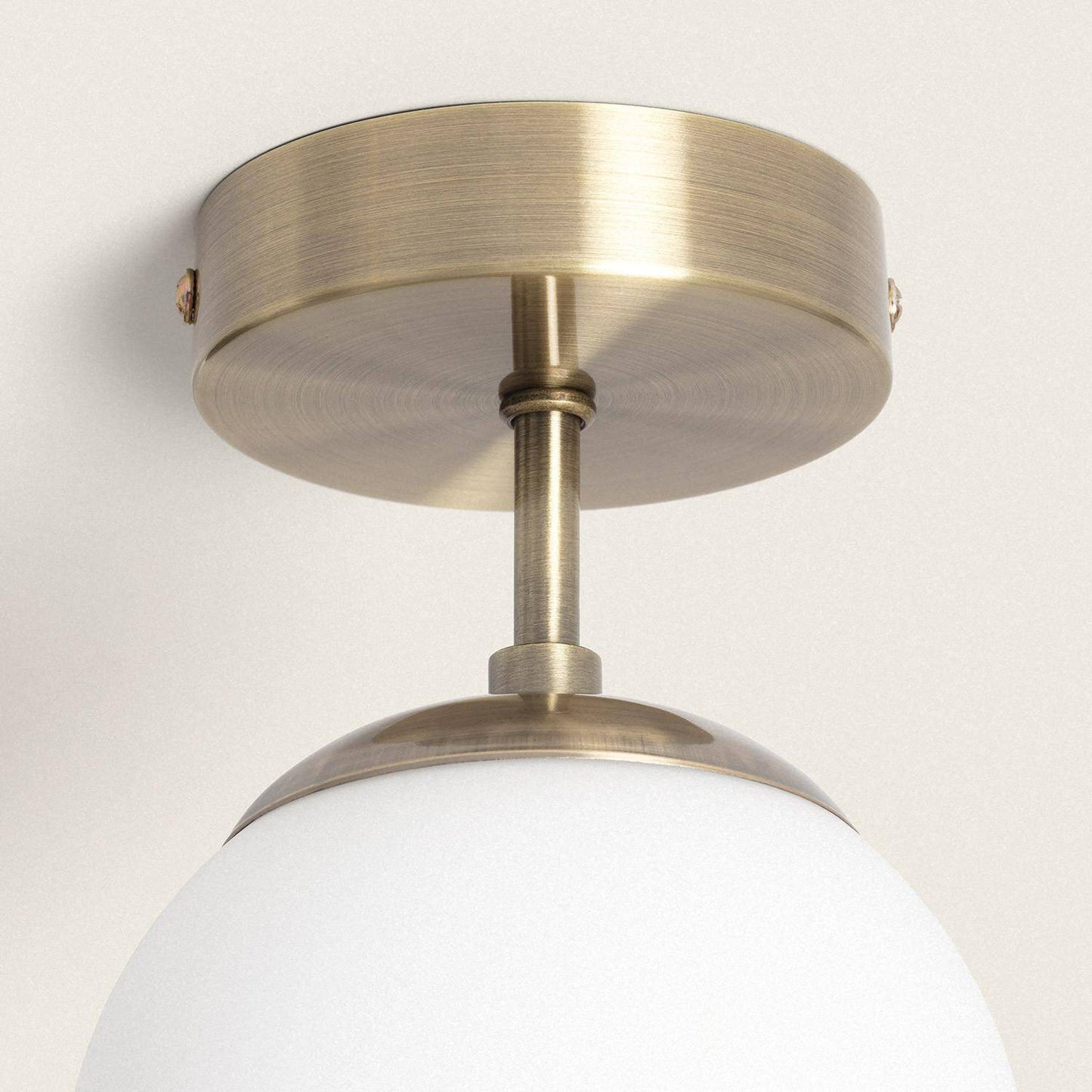 Plafonnier LED Métal et Verre IP44 pour Intérieur et Extérieur