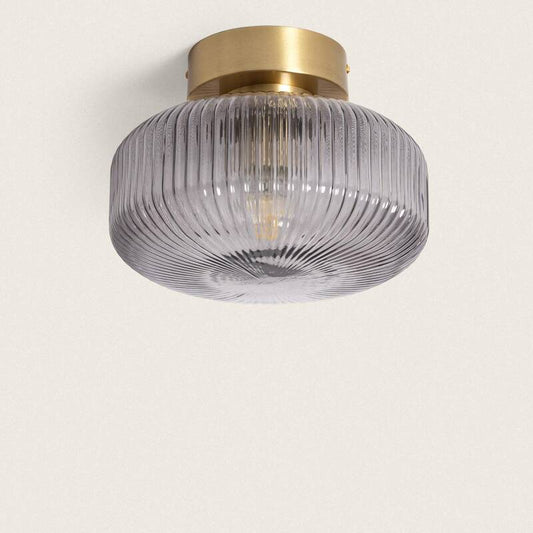 Plafonnier LED Windsor en Métal et Verre, 20W, IP20, Installation en Saillie