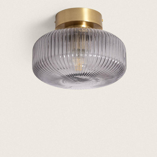 Plafonnier LED Windsor en Métal et Verre, 20W, IP20, Installation en Saillie