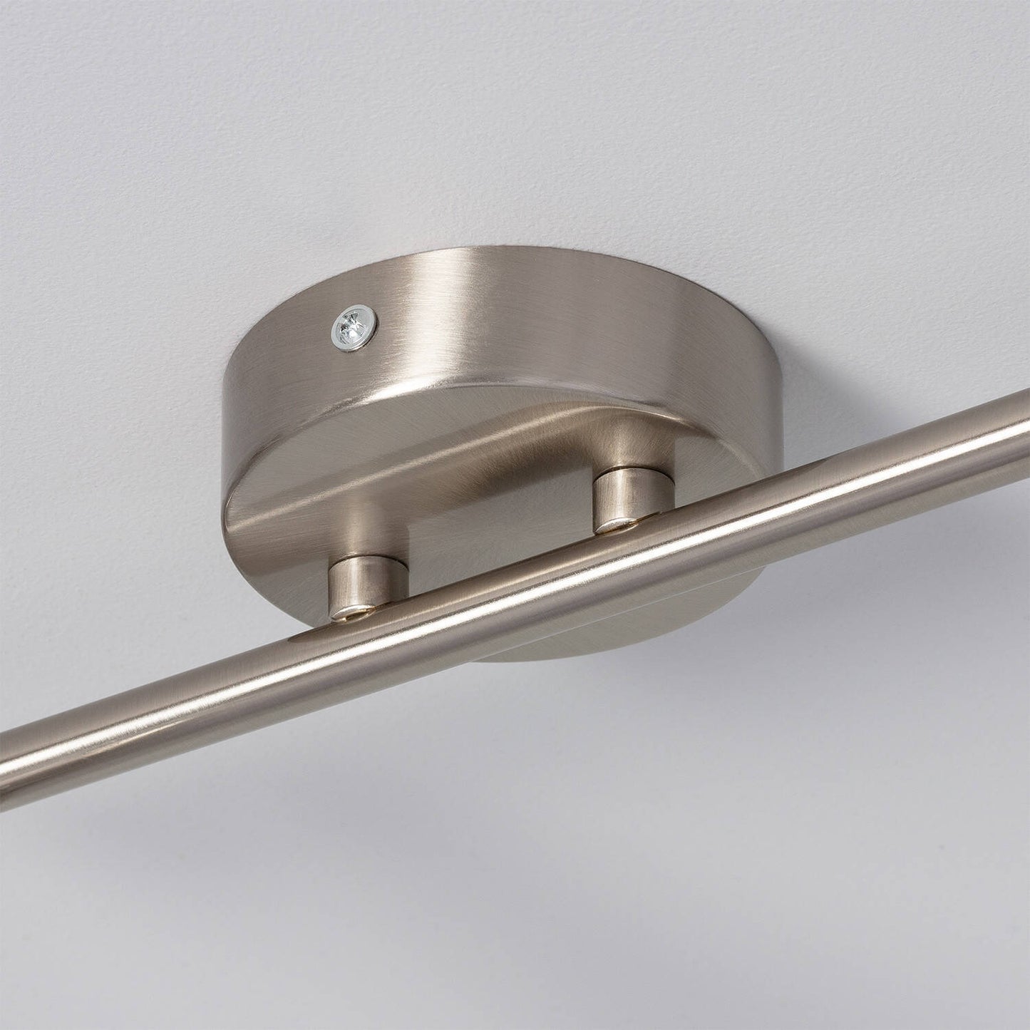 Plafonnier LED Orientable 2 Spots 10W IP20 Aluminium Argenté