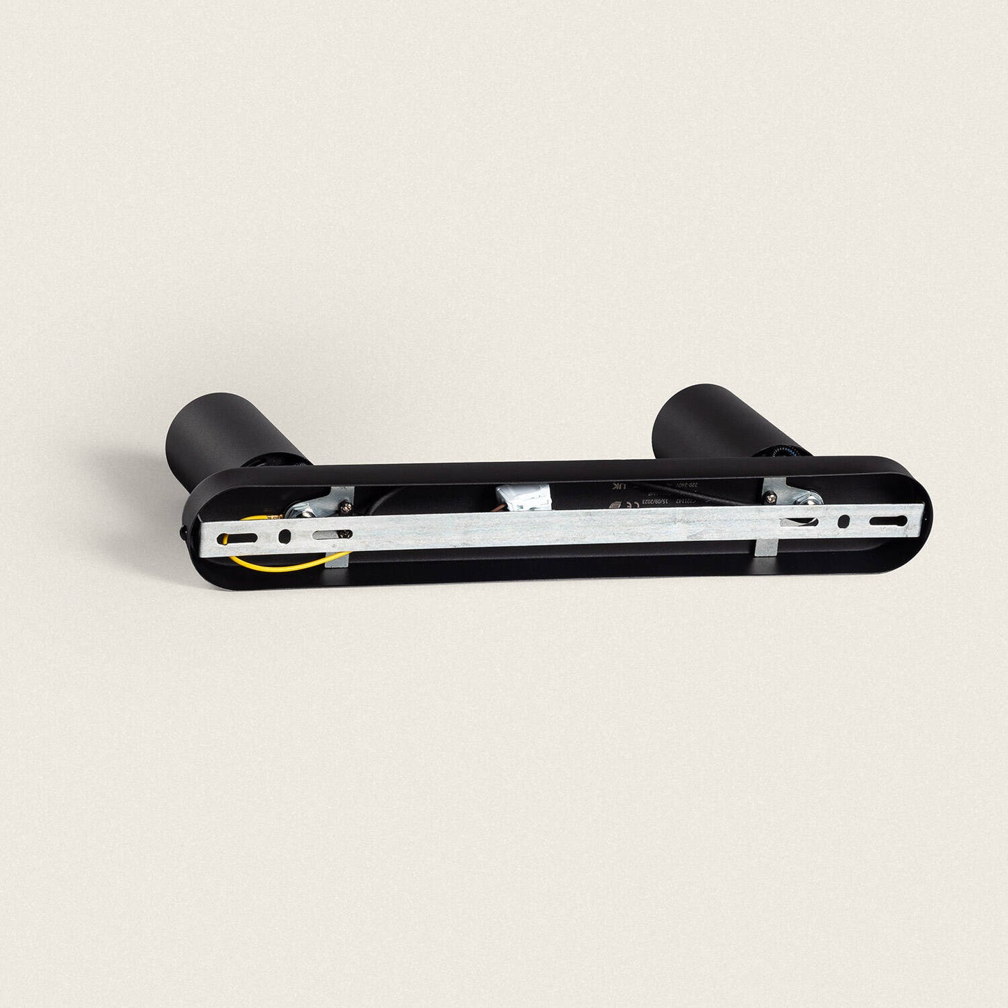 Plafonnier Orientable Emir 2 Spots, 40W, IP20, Aluminium Noir