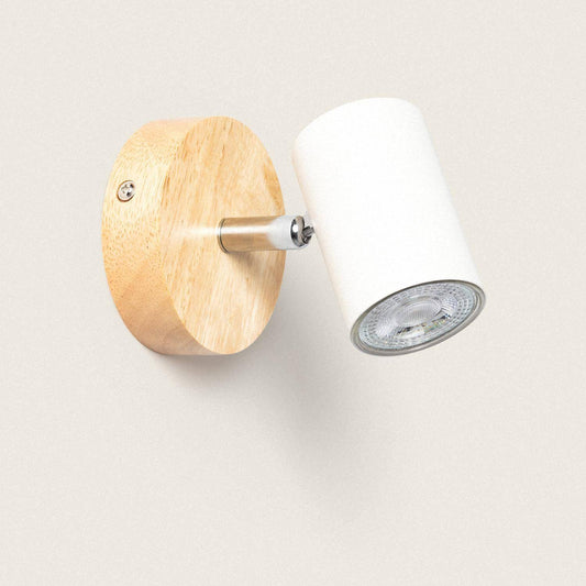 Plafonnier Orientable en Bois et Métal 20W IP20