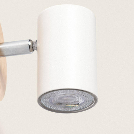 Plafonnier Orientable en Bois et Métal 20W IP20