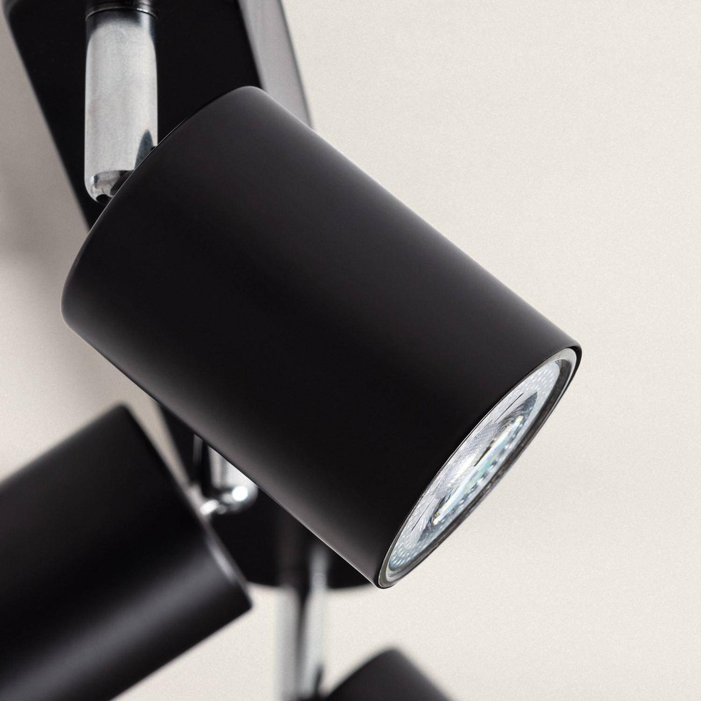 Plafonnier Orientable Métal 3 Spots GU10, IP20, 20W