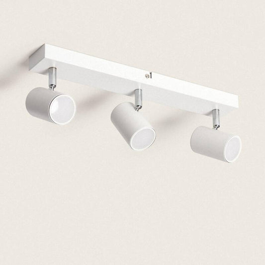 Plafonnier Orientable 3 Spots GU10 20W IP20