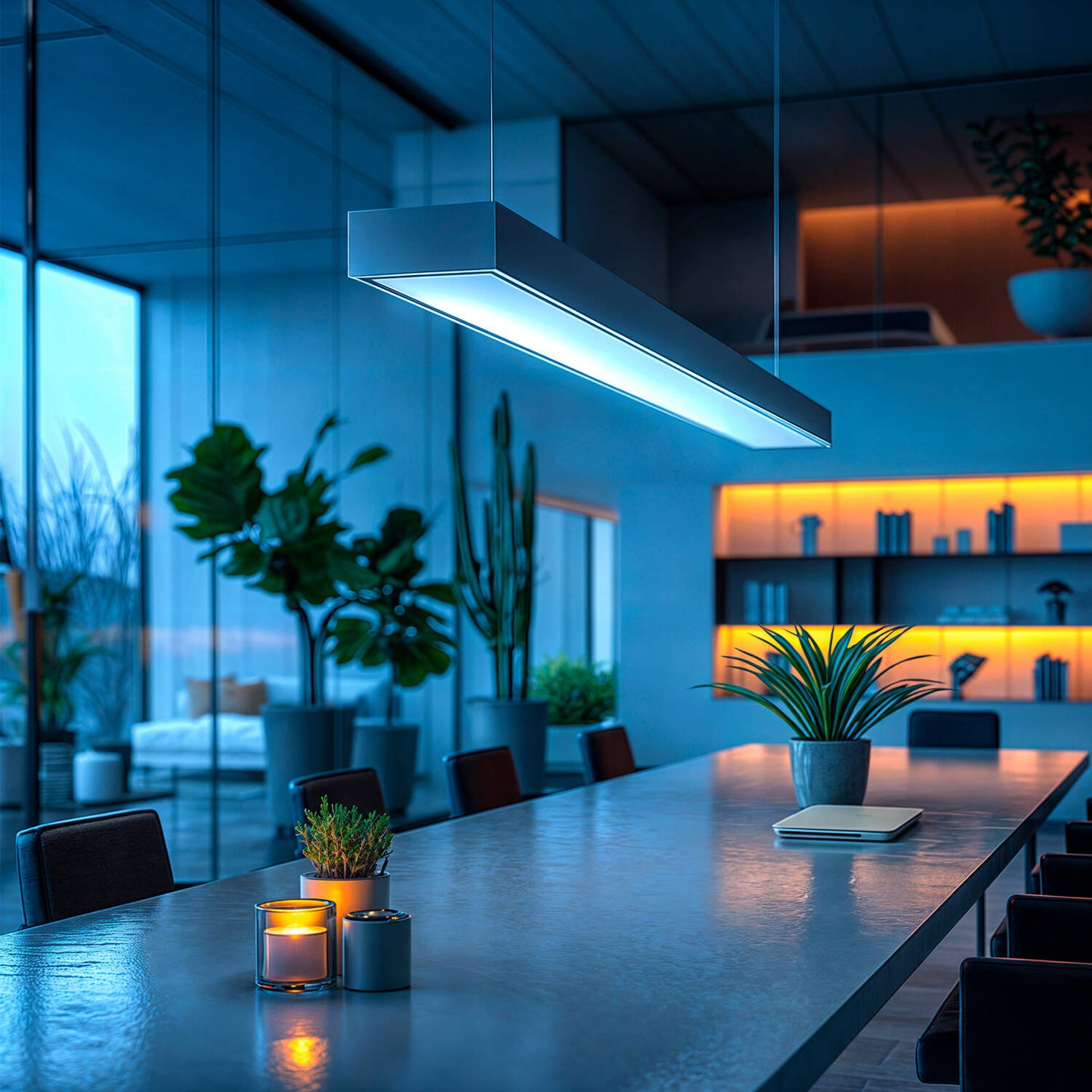 Barre Linéaire LED 120cm 80W IP40, Luminosité 9600 lm