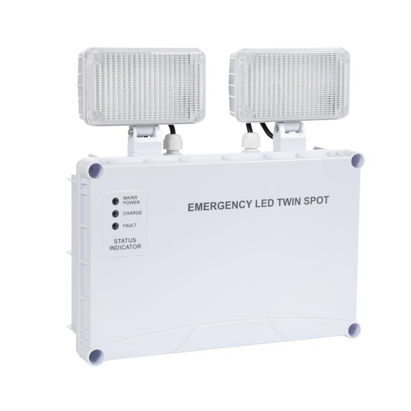 TwinSpot 6W IP65 quadratischer LED-Flutlichtstrahler für den Innen- und Außenbereich