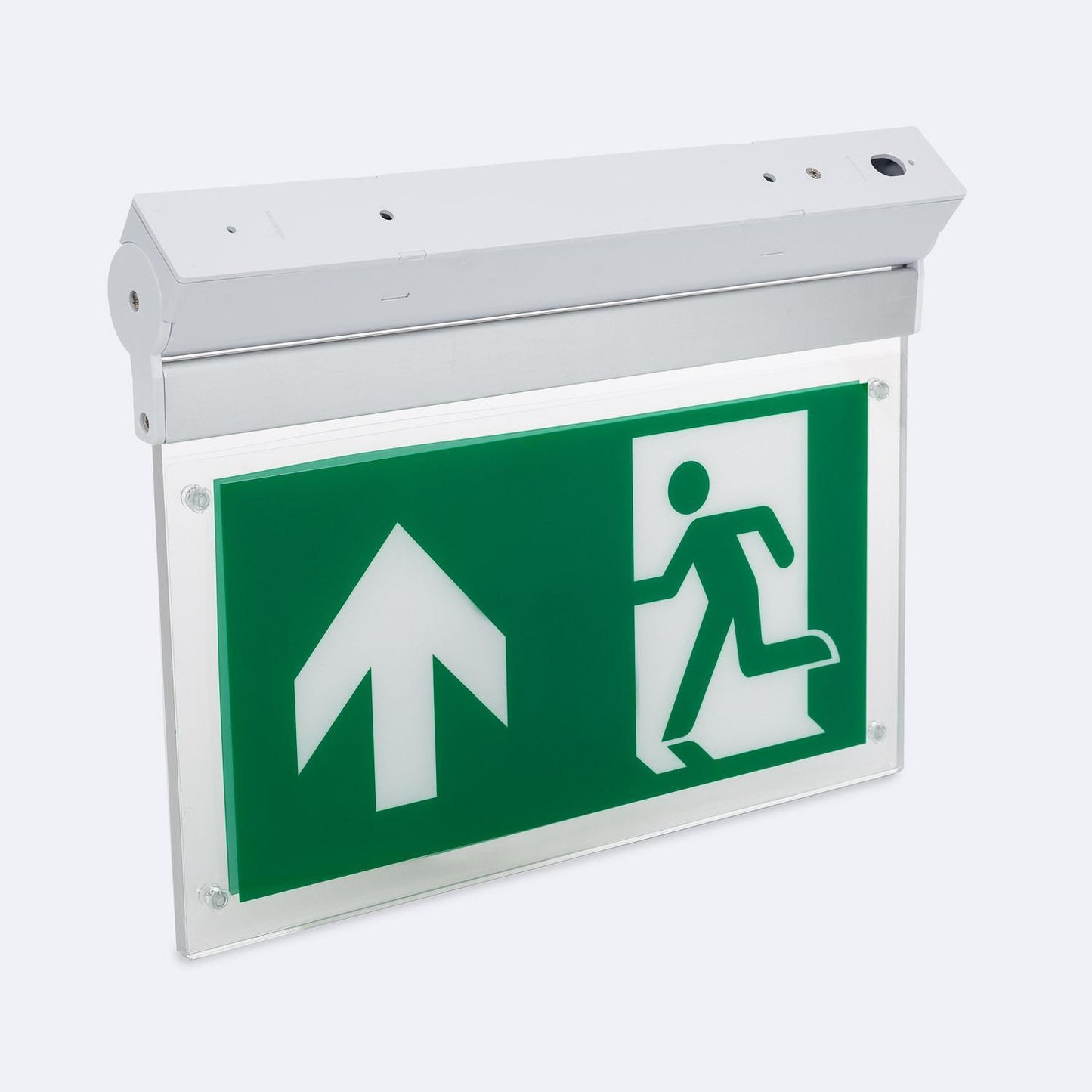 Signalisation de Secours LED 3W IP20 Double Face, Installation en Saillie