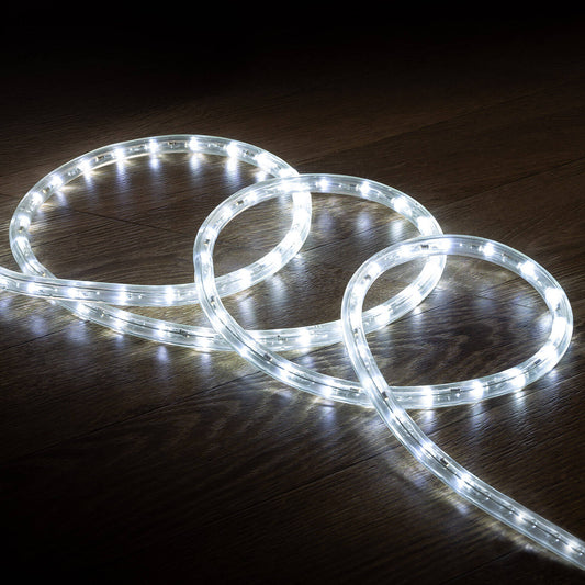 Gaine LED Ronde 2.5W/m, IP65, Coupe 100cm, Usage Intérieur et Extérieur