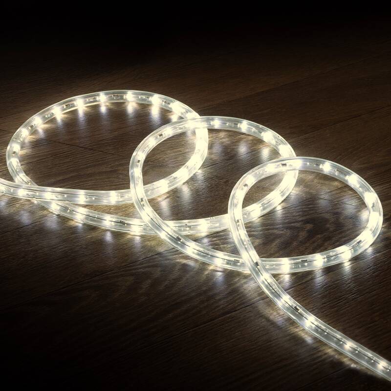 Gaine LED Ronde 220V 2.5W/m IP65 Extérieur/Intérieur, Coupe 100cm