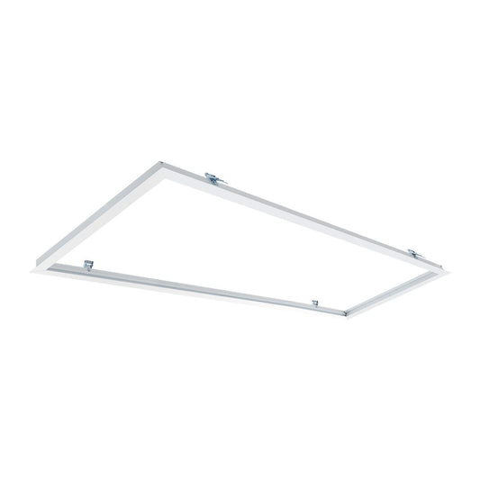 Cadre Encastré Aluminium pour Panneaux LED 120x30 cm, IP20