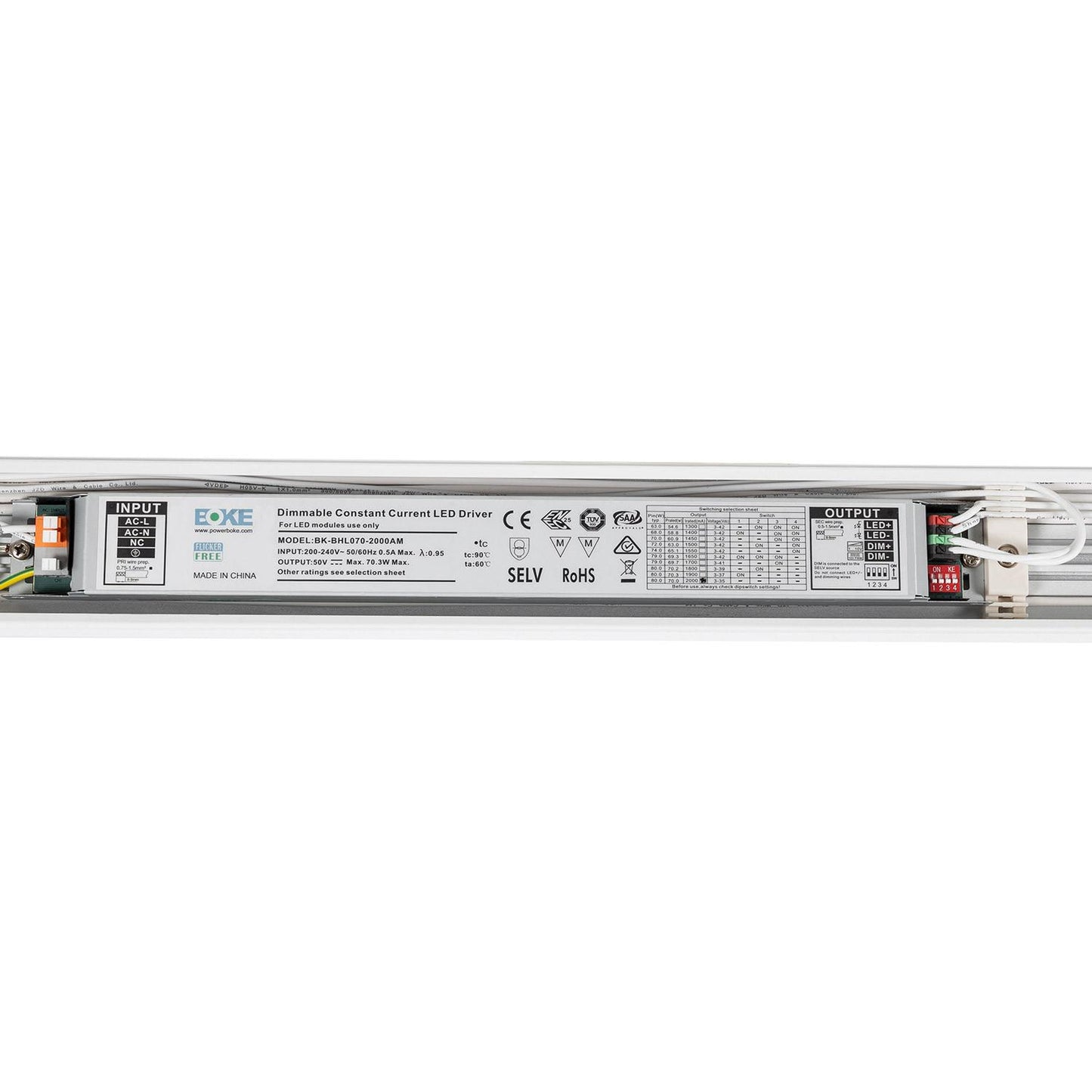 Module Linéaire LED 70W 11200lm Dimmable IP40 pour Intérieur