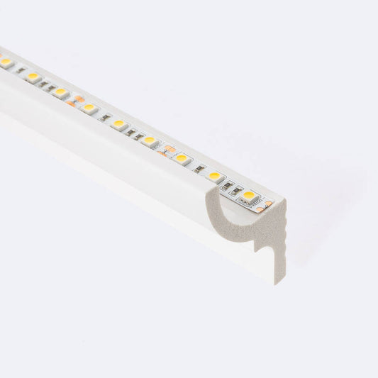 Moulure 2m pour Ruban LED, Installation en Saillie, Matériau PS, Intérieur
