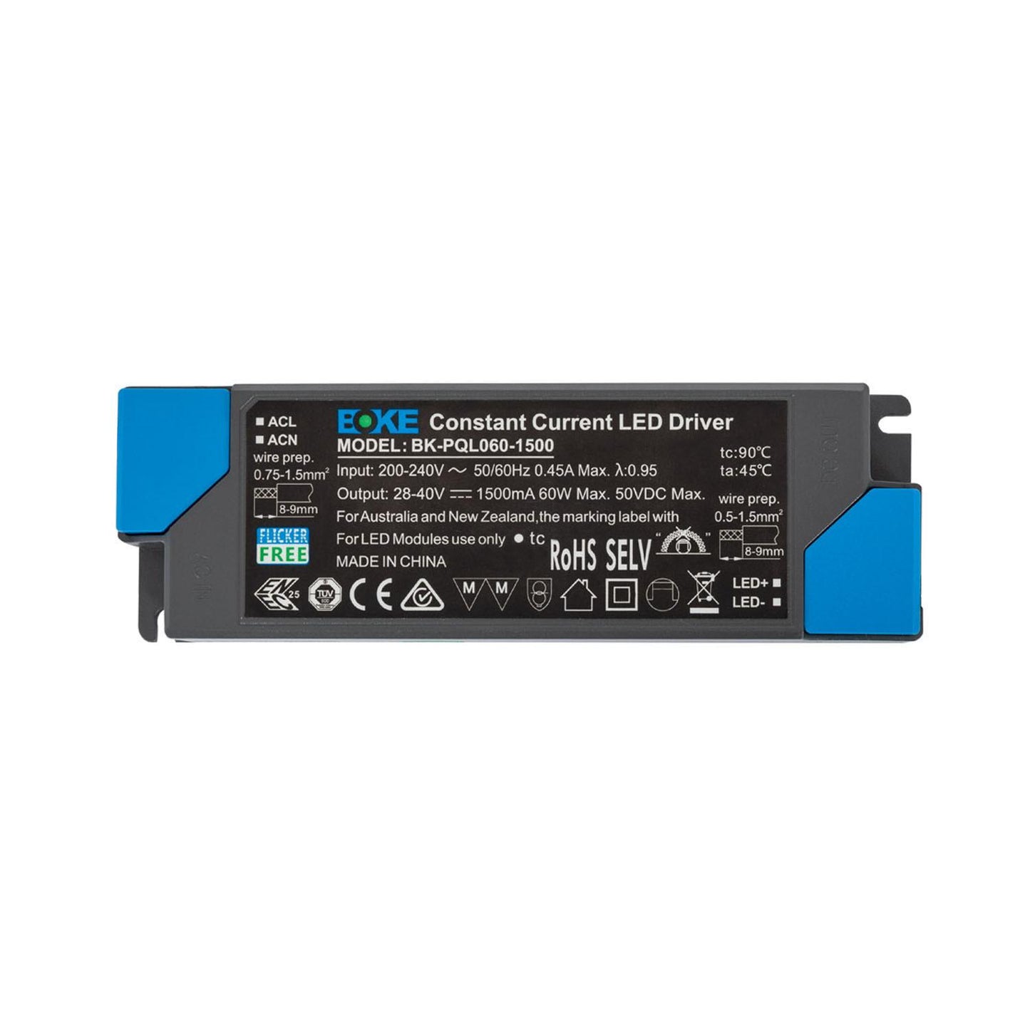 Panneau LED 120x60 cm 60W 6000lm IP40 Non-Dimmable pour Intérieur