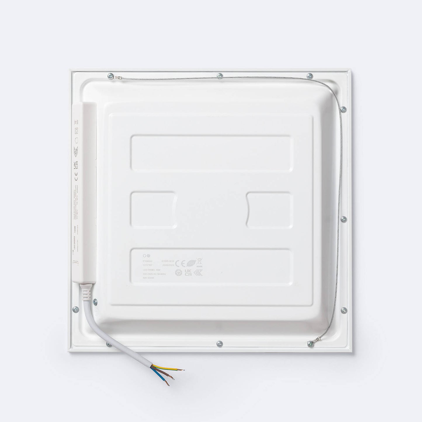 Panneau LED 30x30cm 18W IP20 1800lm Installation Faux Plafond