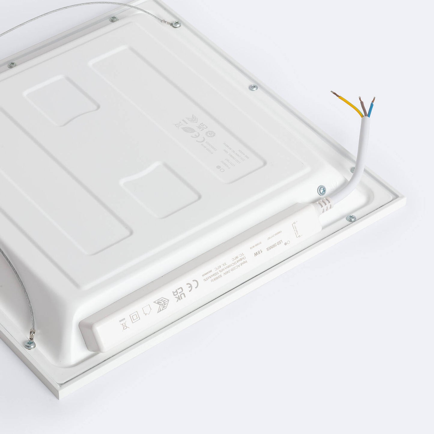 Panneau LED 30x30cm 18W IP20 1800lm Installation Faux Plafond