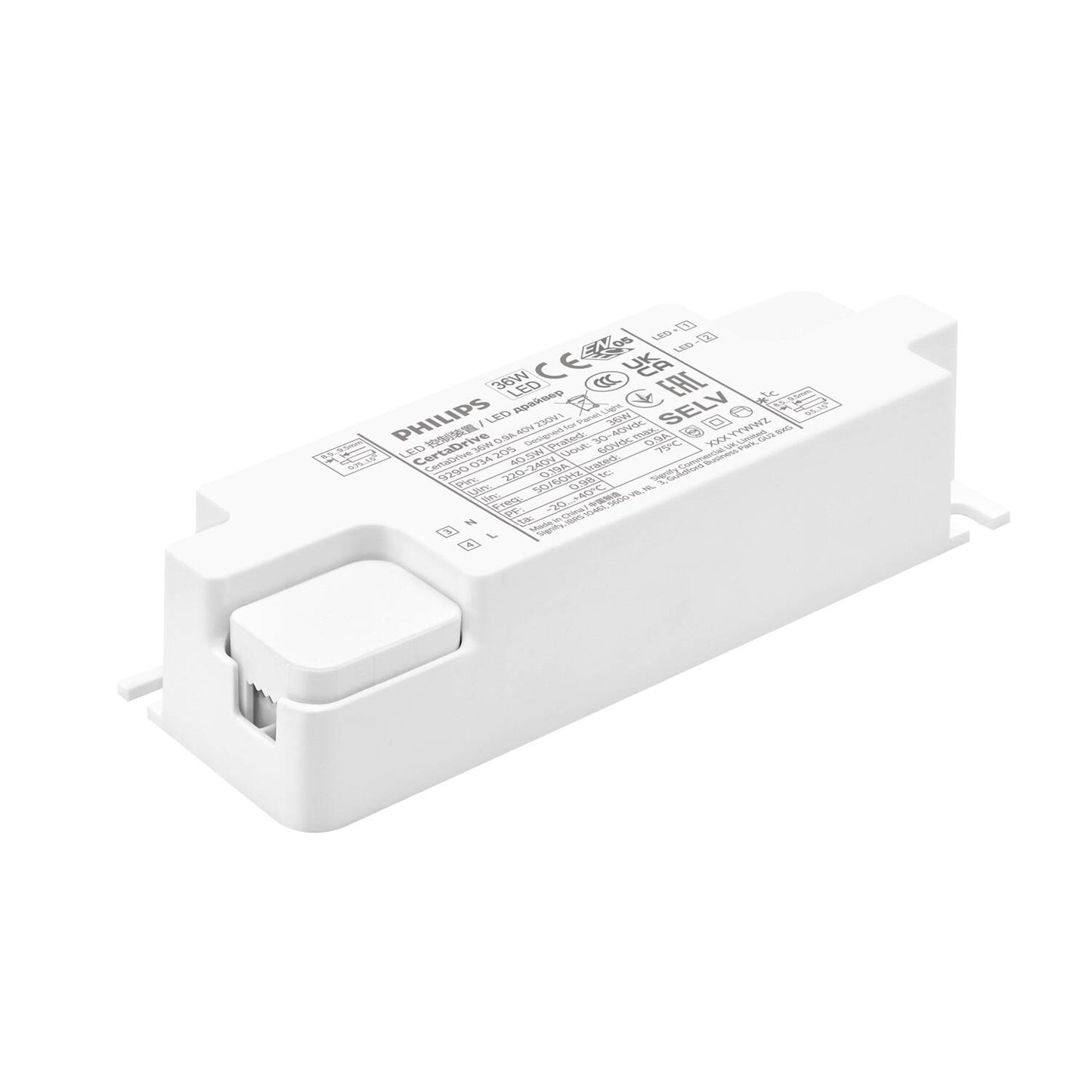 Panneau LED 60x60 cm 36W 4320lm IP20 UGR16 pour Faux Plafond