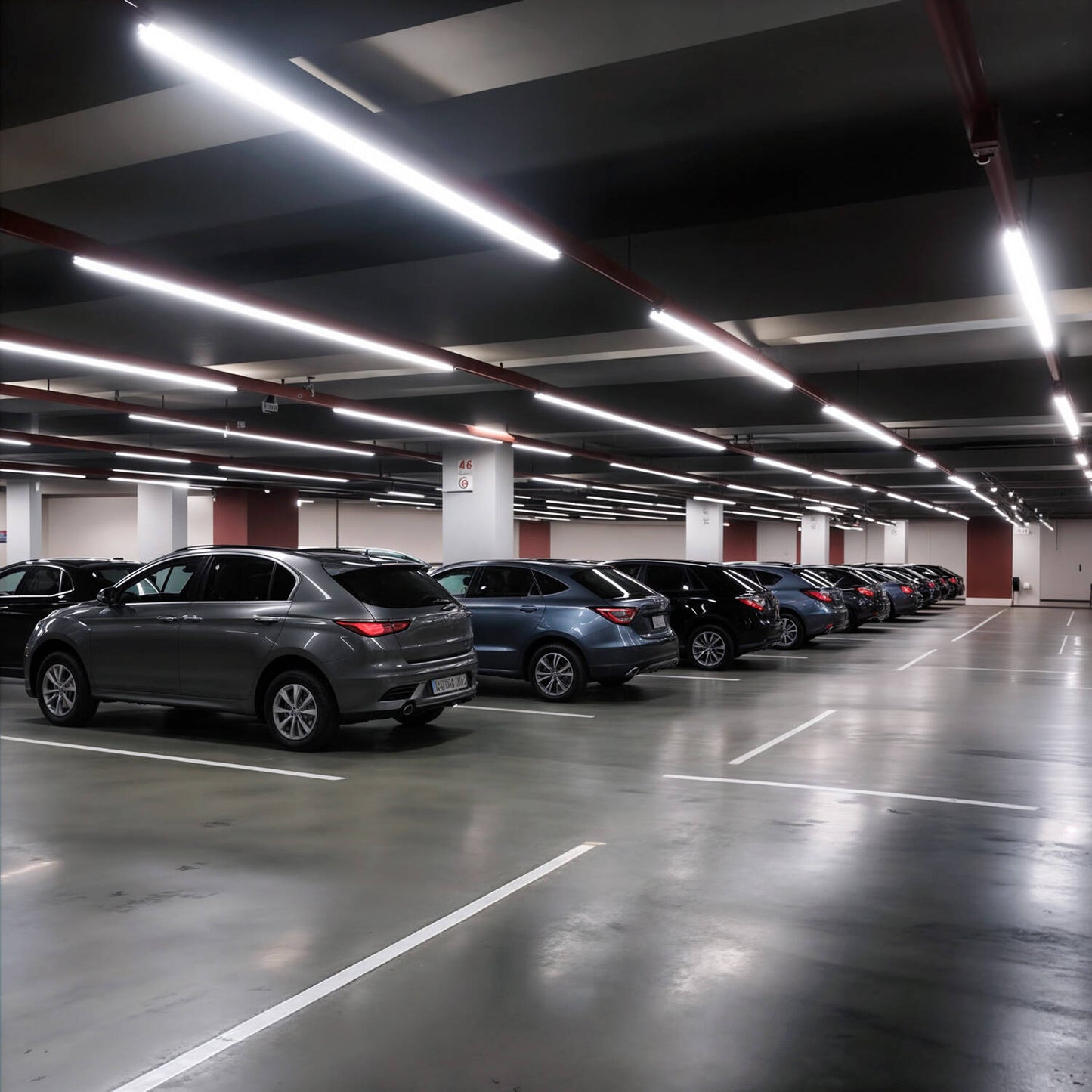 Réglette LED Étanche 120cm 36W IP65 avec Éclairage de Secours