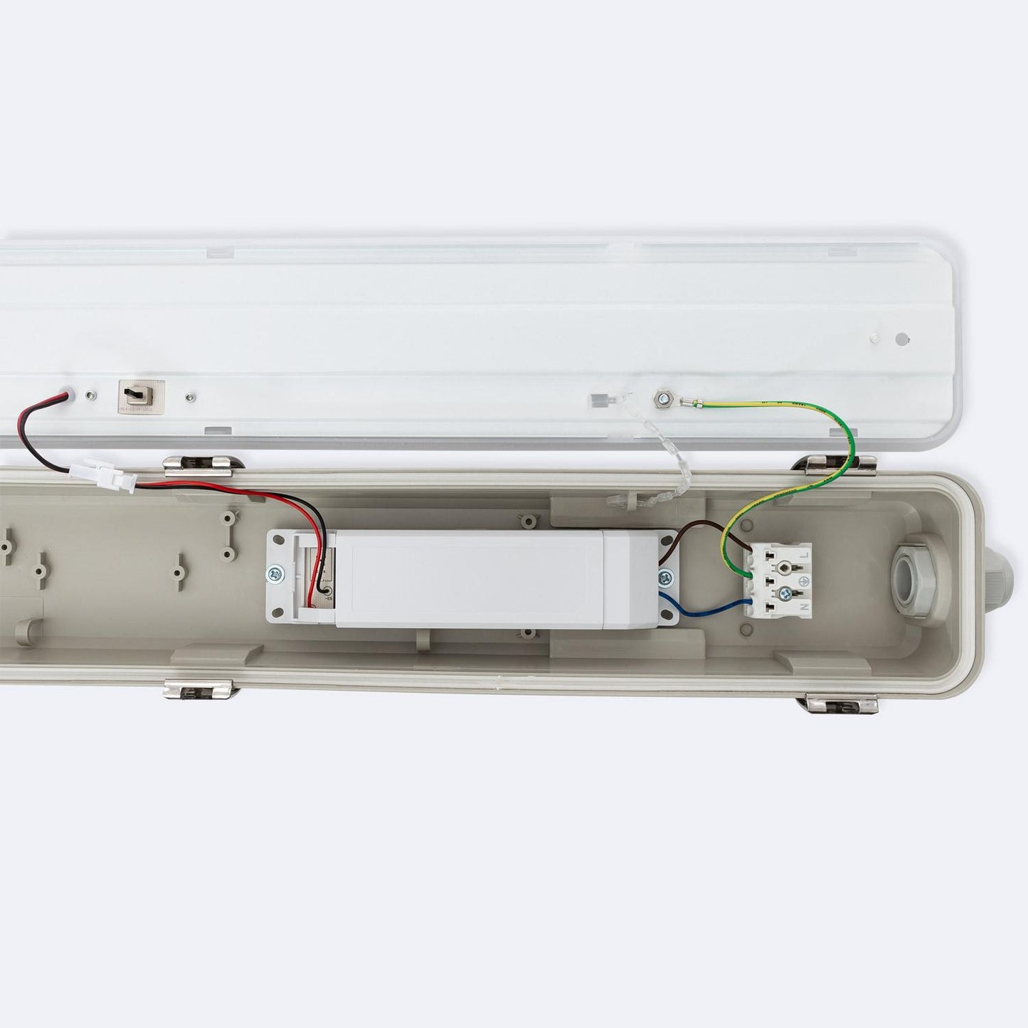 Réglette LED Étanche 60cm 18W 150lm/W IP65 Extérieur