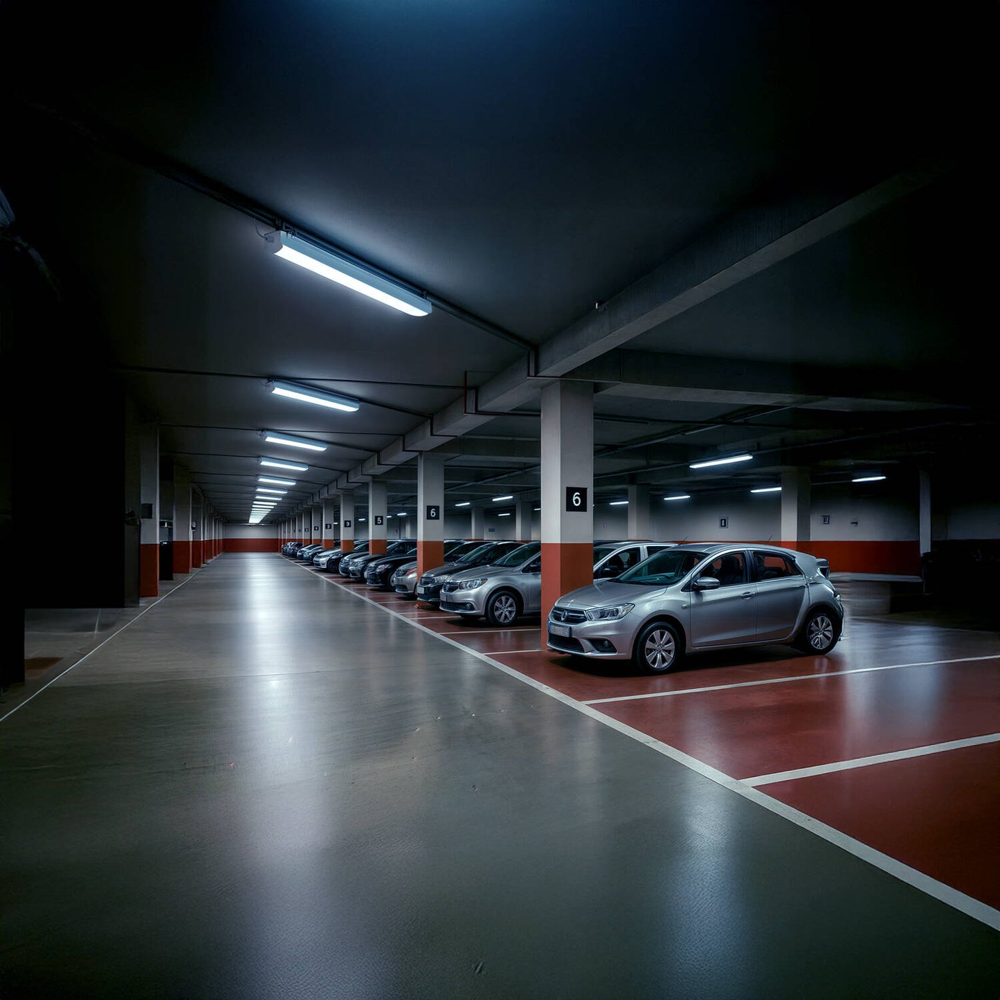 Réglette LED Étanche 120cm 30W avec Détecteur Radar IP65