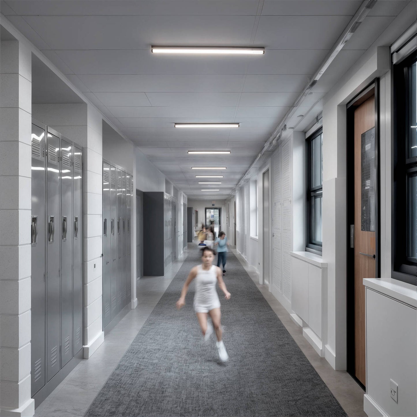 Réglette LED Étanche 150cm 50W IP69K, Résistante aux Chocs IK10