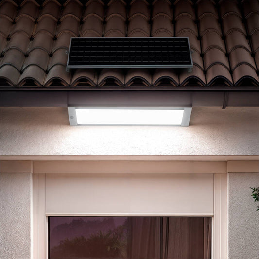 Réglette Solaire LED 20W 62cm IP65 Étanche